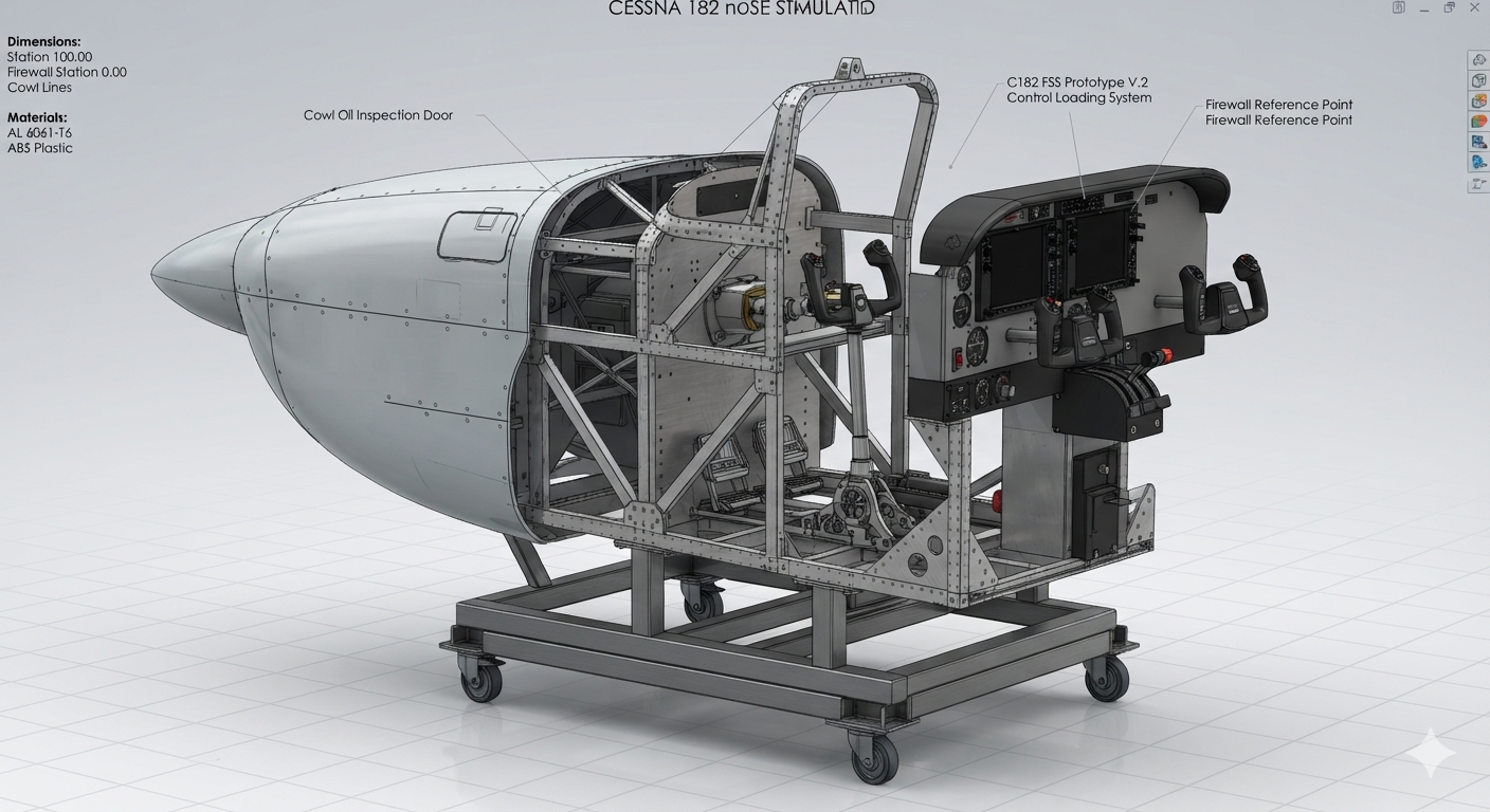 Cessna 182 Nose Cone Design